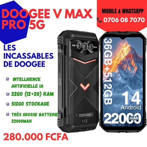 DOOGEE S118 Smartphone Incassable