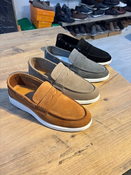 Mocassins en daim élégants