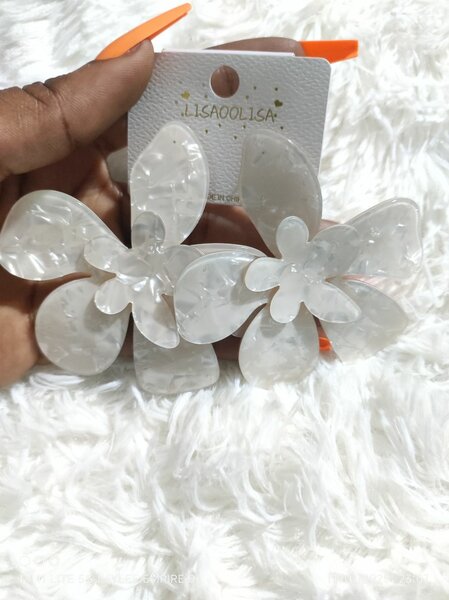 Boucles d'oreilles en fleur