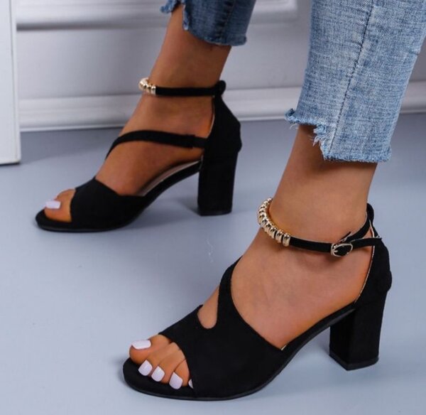 Sandales Talons Noir