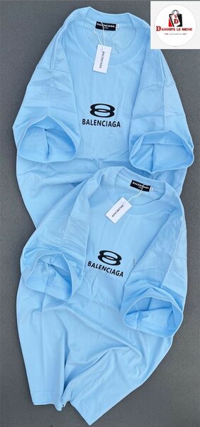 T-shirt Balenciaga Bleu Homme