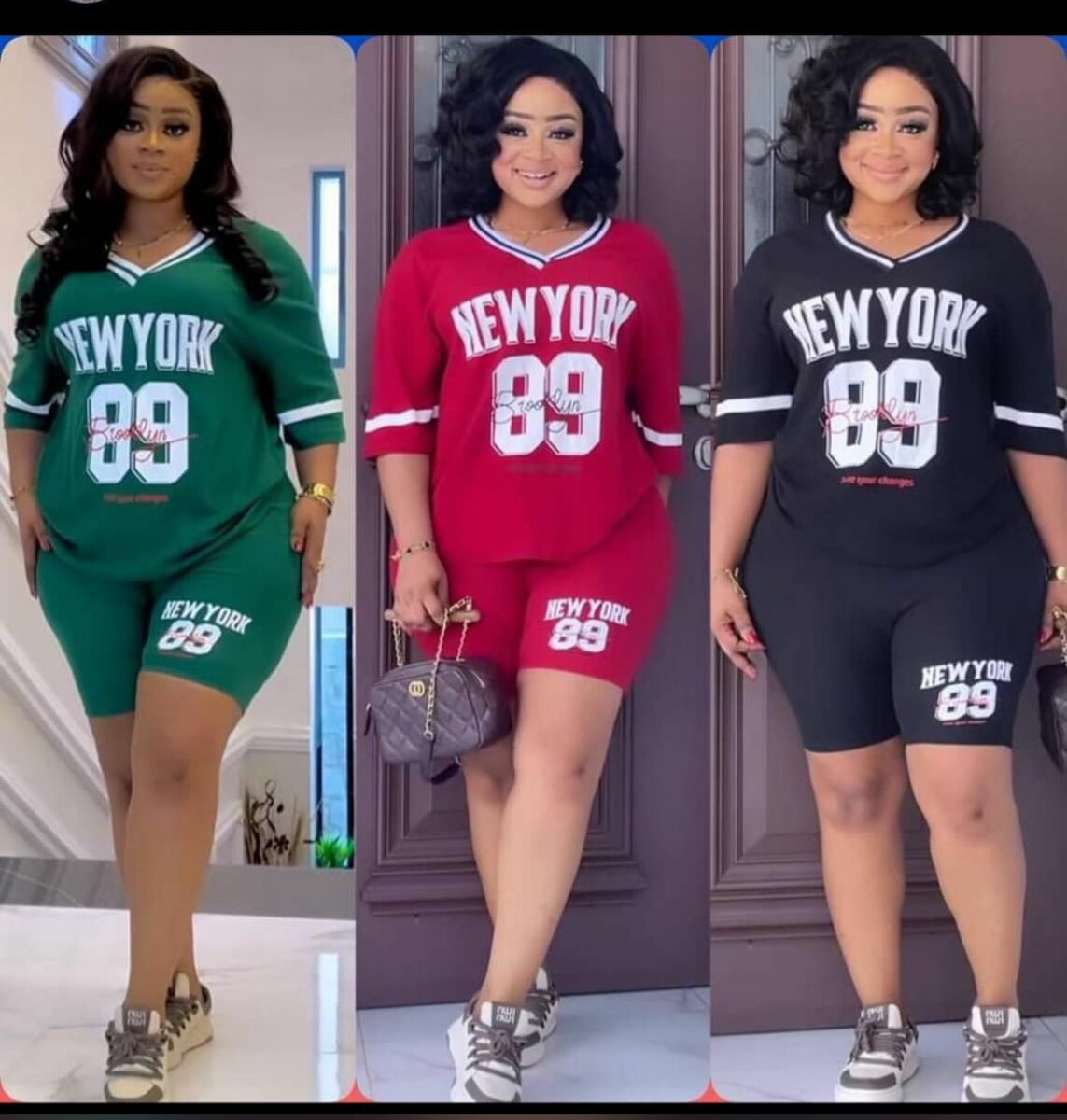 T-shirt et short sportifs