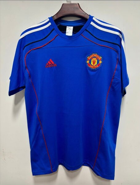 Maillot de football bleu Adidas