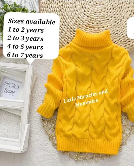 children's sweater yellow