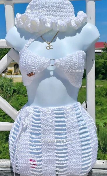 Ensemble crochet d'été femme