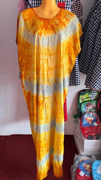 Robe Caftan Tie-Dye Femme
