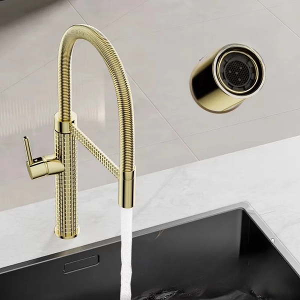 Modern Golden Kitchen Faucet
