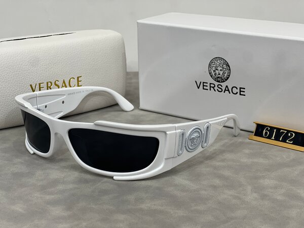 Lunettes de soleil Versace blanches