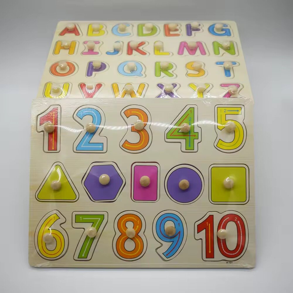Puzzles éducatifs en bois enfants