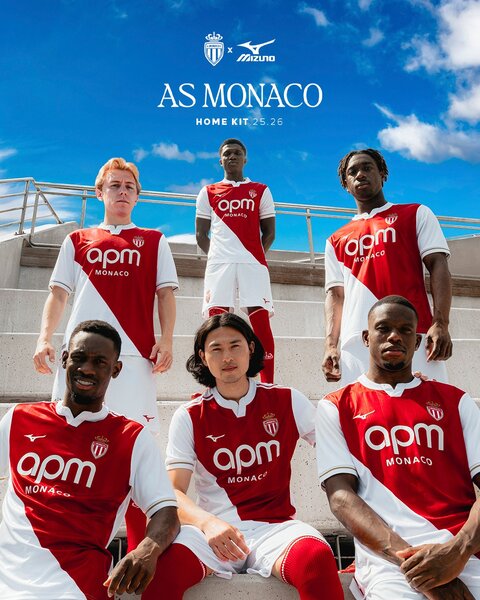 Maillot Domicile AS Monaco