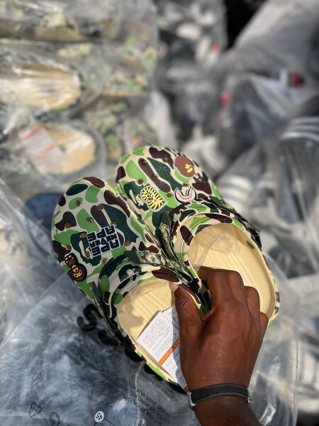 Ape crocs camouflage