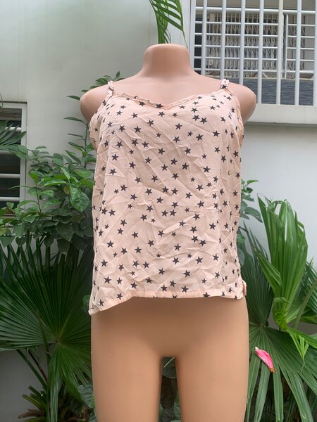 Top à étoiles femme