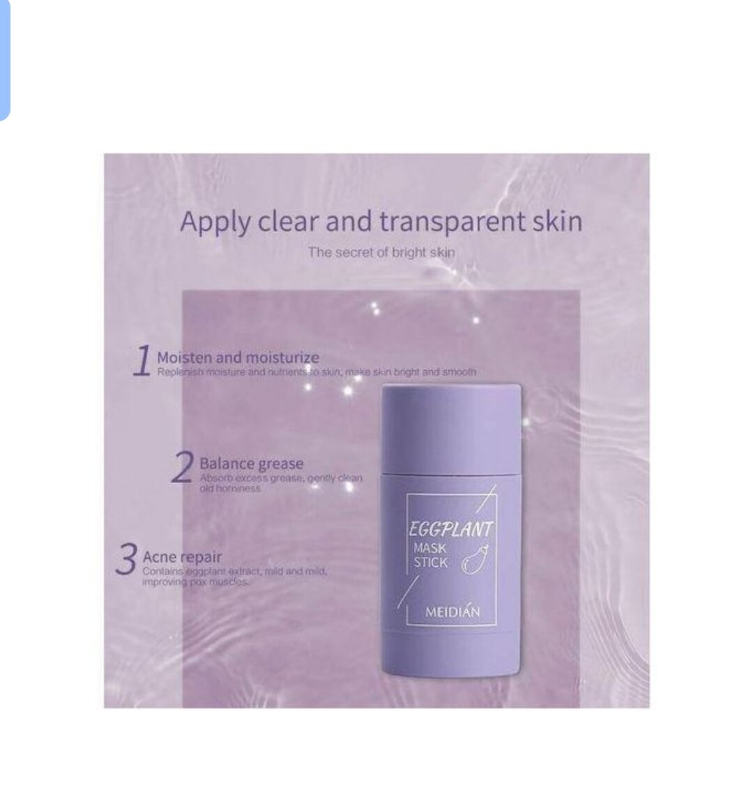 Eggplant mask stick