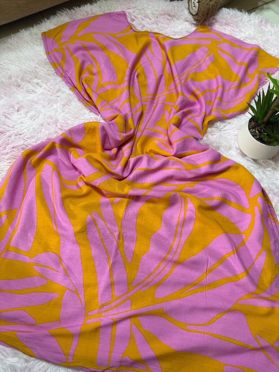 Robe fluide imprimée bohème