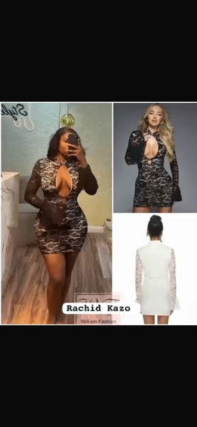 Robe en dentelle élégante