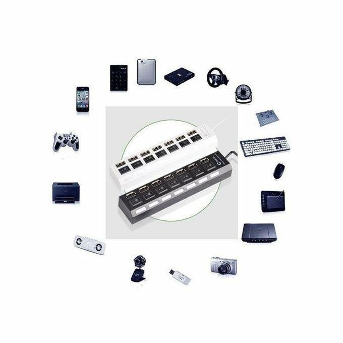 Hub 7 ports USB 2.0