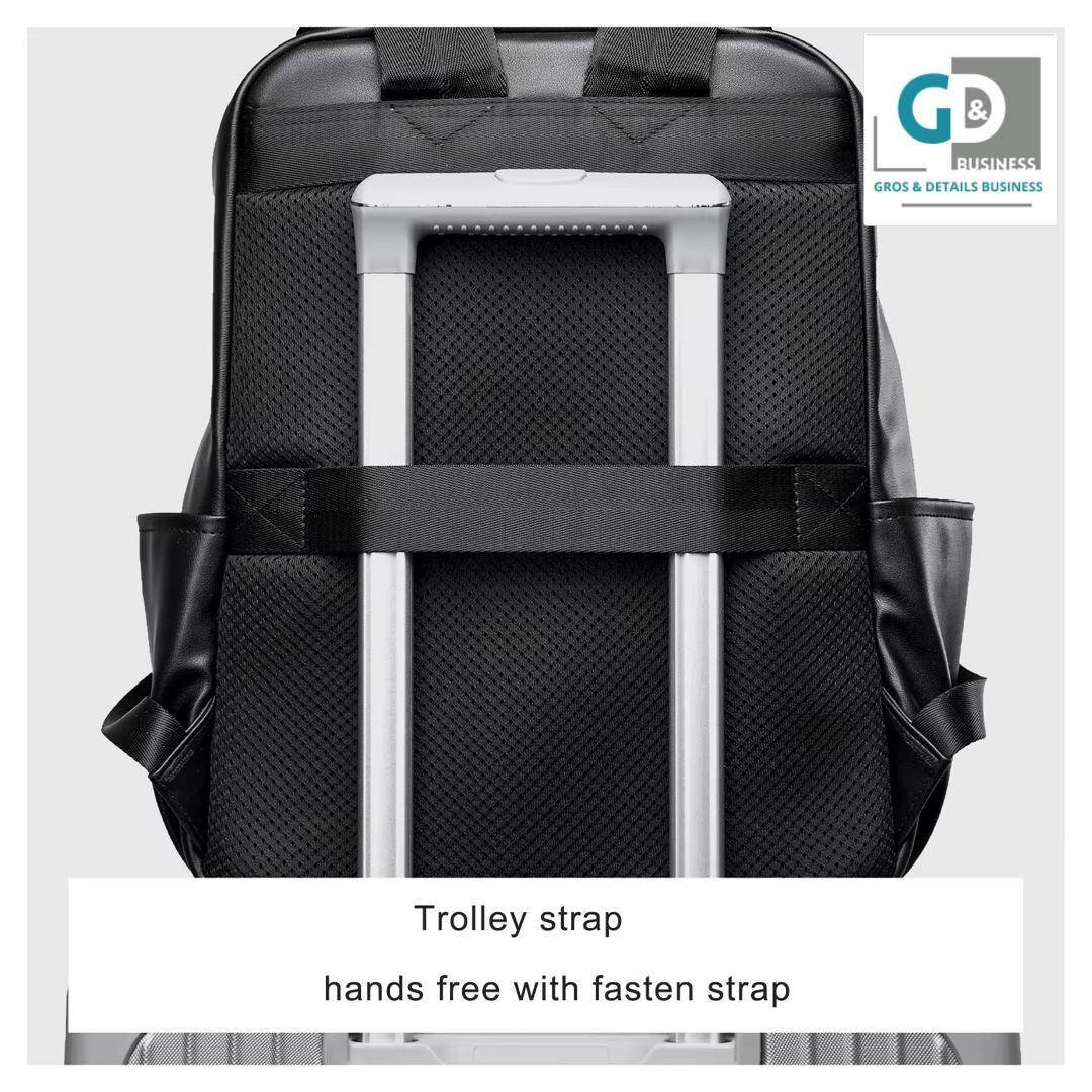 Sac à dos en cuir de voyage