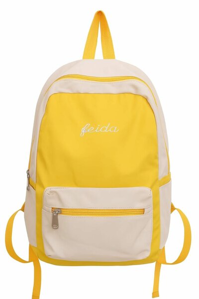 Sac à dos jaune moderne