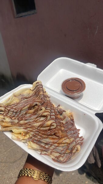 Crêpes au nutella + supplément