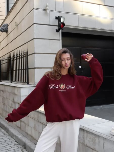 Свитшот на флисе