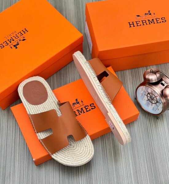 Sandales en cuir Hermès
