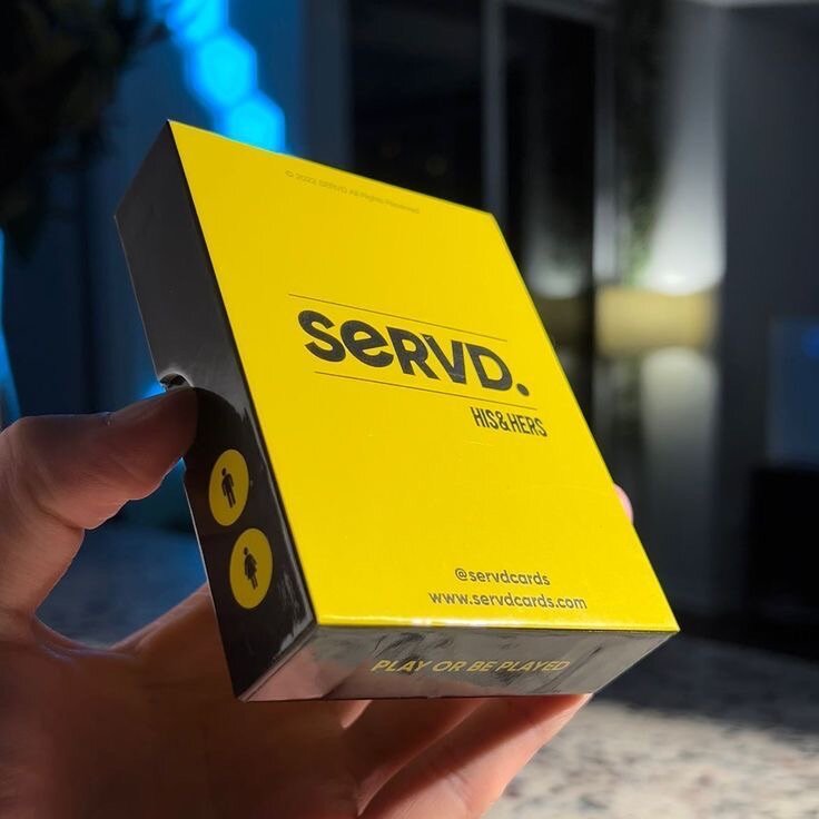 Servd. Couples cards game