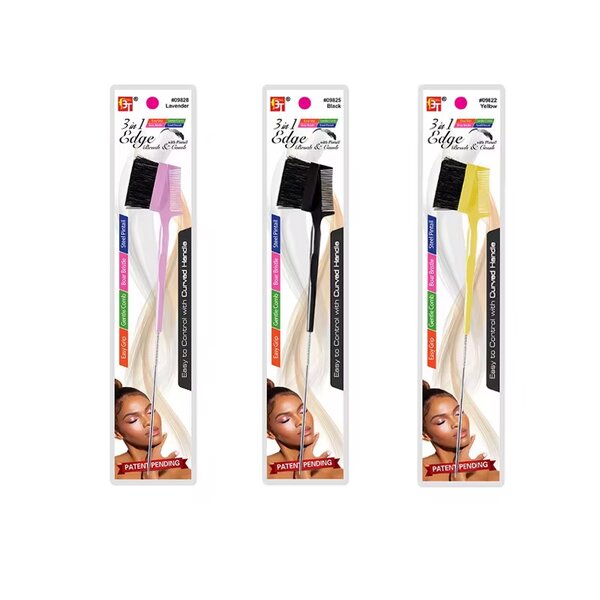 Peigne Brosse 3-en-1 Coloré