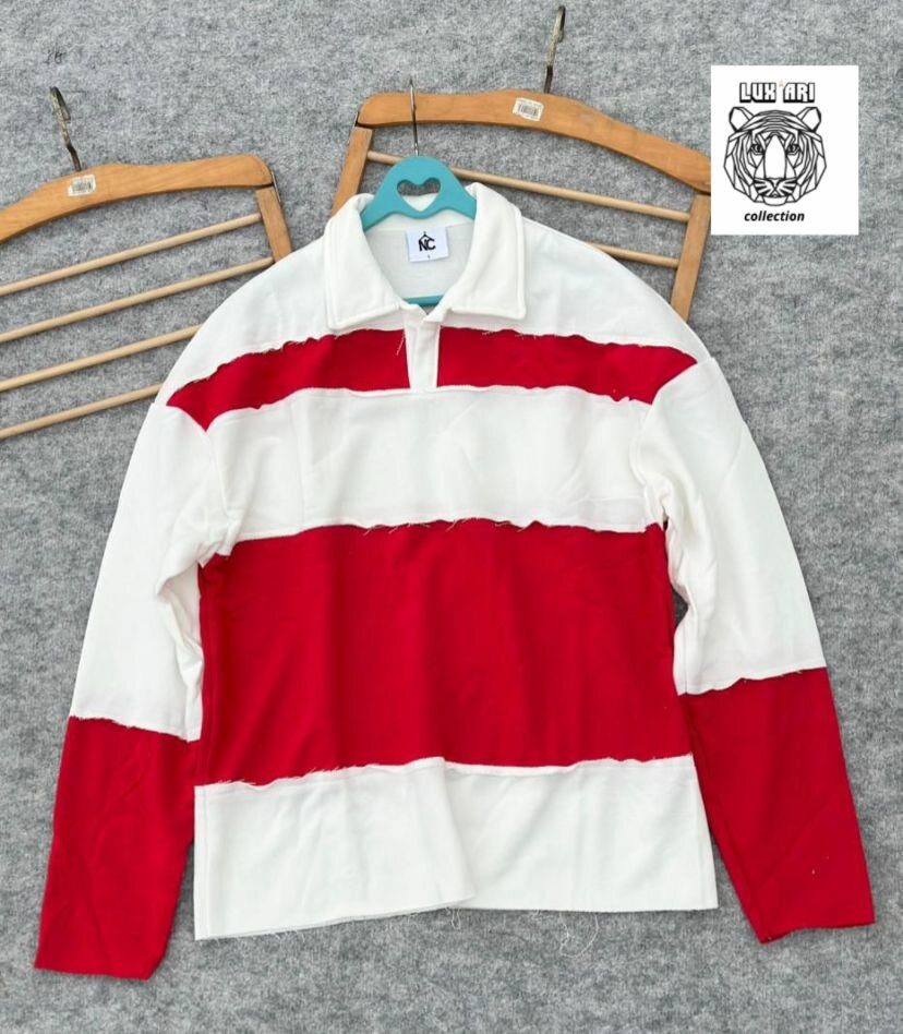 Polo rétro à rayures