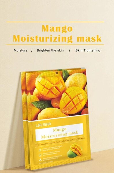 Face mask sheet available in different flavors