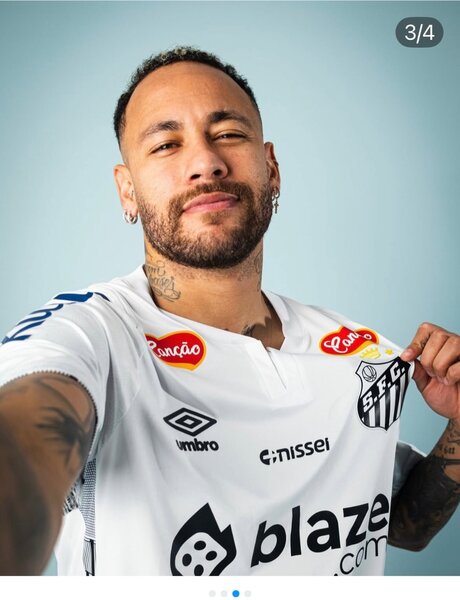 Maillot de football Umbro Santos