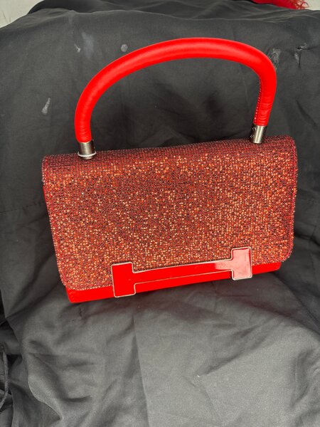 Sac à main chic rouge femme