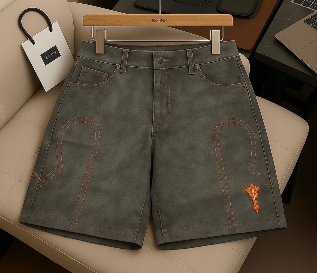 Shorts homme élégants avec broderie