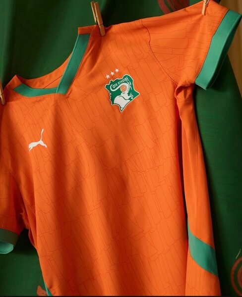 Maillot Côte d'Ivoire Orange