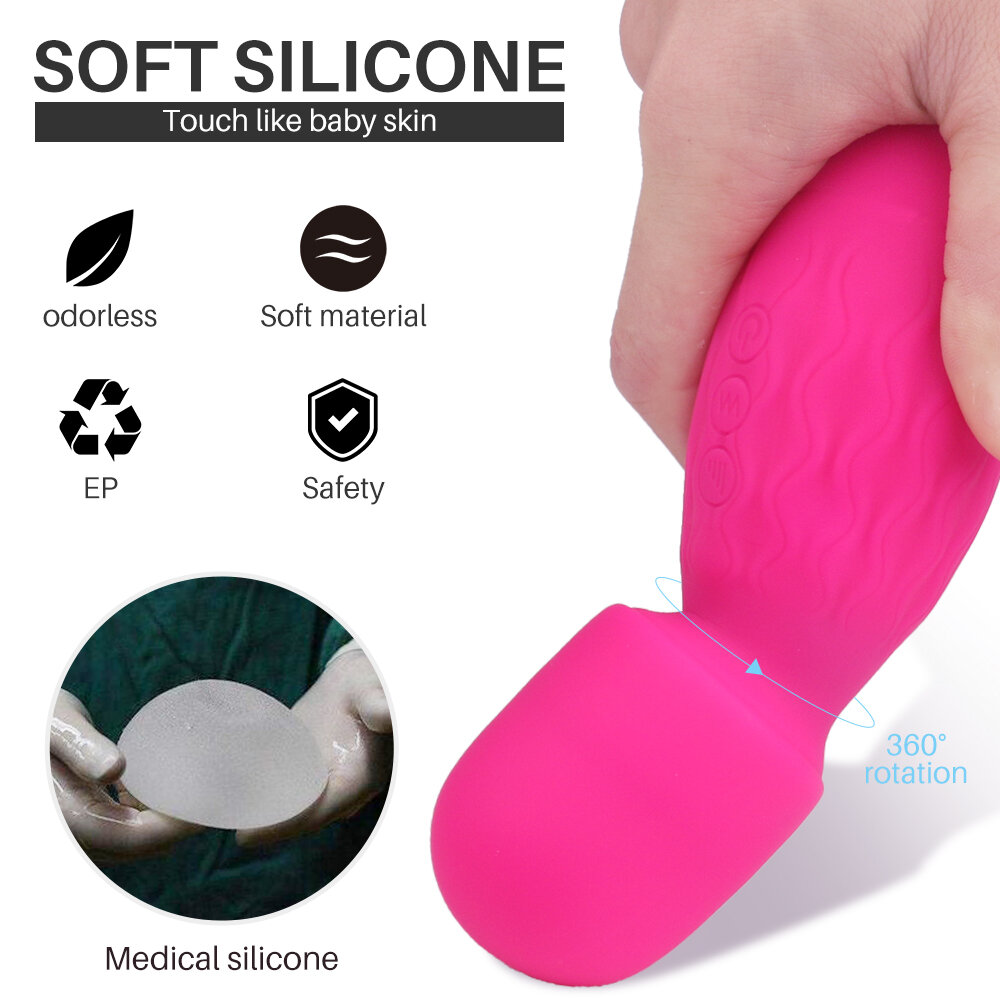 Mini masseur vibrant silicone