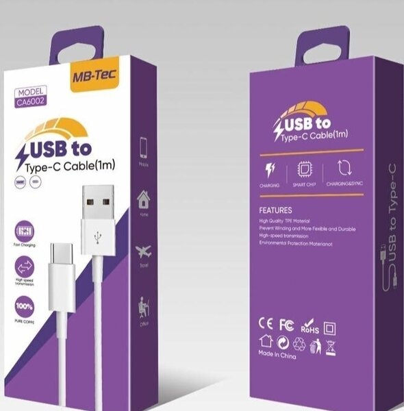 Câble USB vers Type-C 1m Rapide