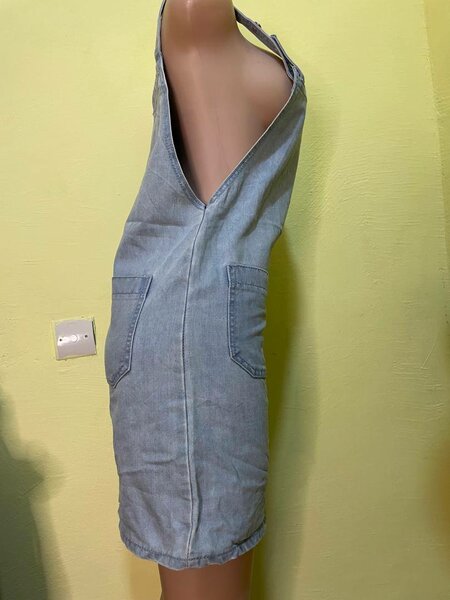 Robe en jean à poches