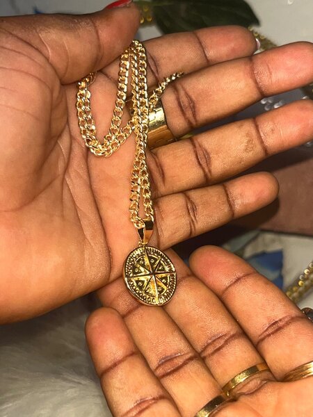 Collier plaqué or tendance