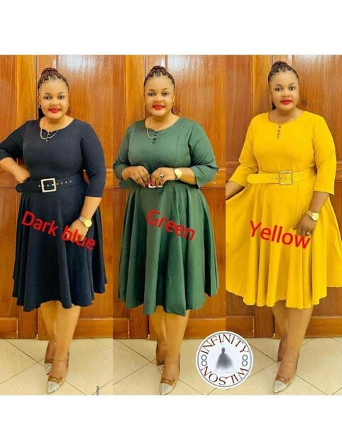 Robe évasée élégante femme