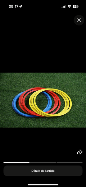 Lot de maillots colorés pour équipes