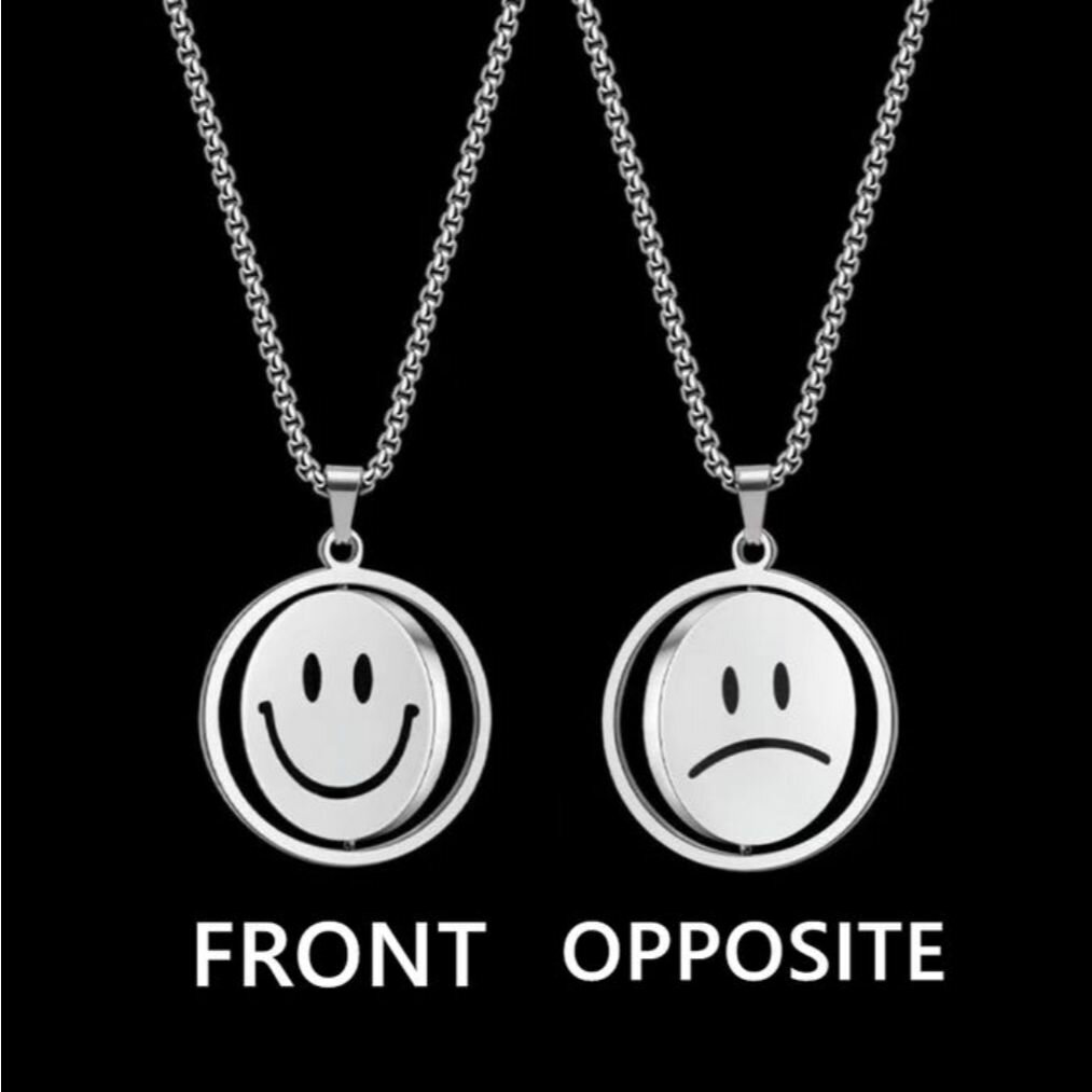 Collier Double Face Émotion