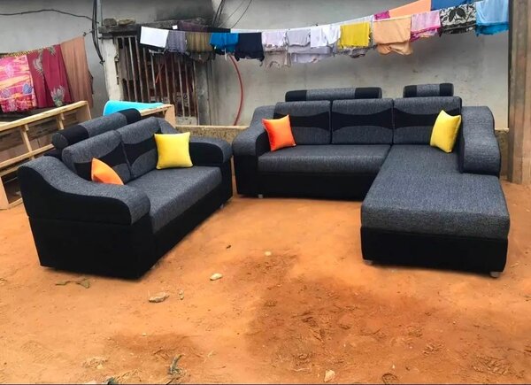 Ensemble canapé en cuir pour salon