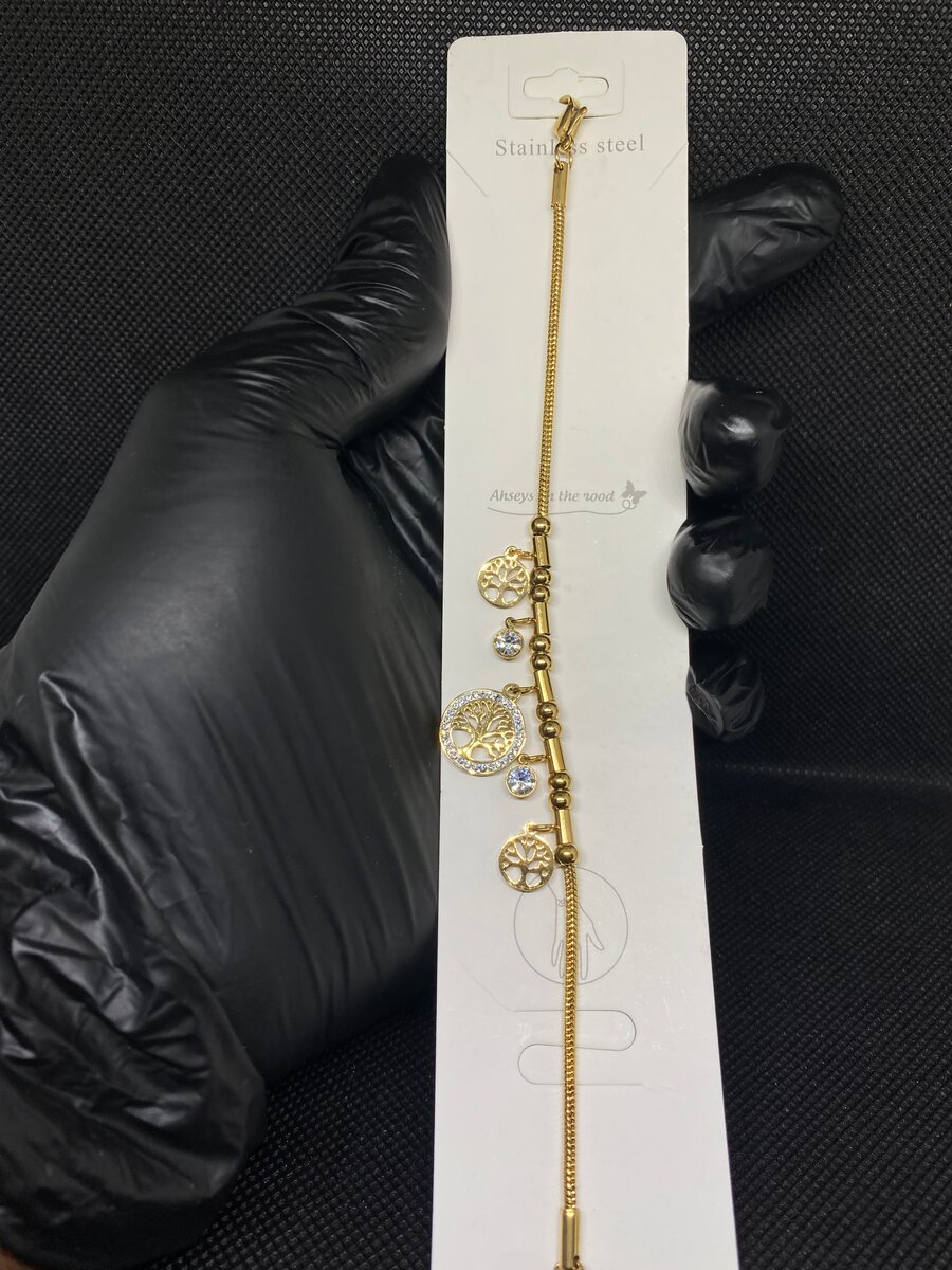 Bracelet Arbre de Vie Doré