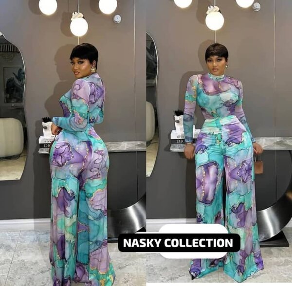 Combinaison Imprimé Colorée Femme