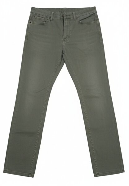 Jean droit vert kaki