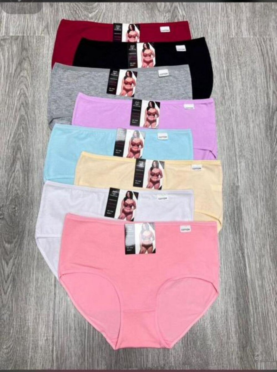 Lot de 6 culottes féminines