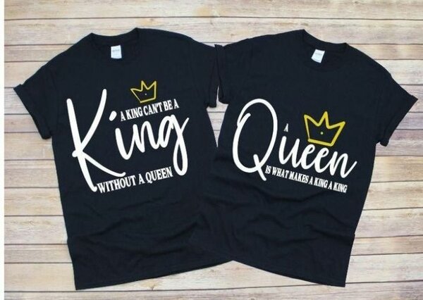 Couple customized t-shirts