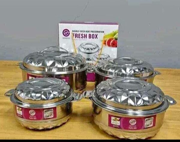 Glacière 4 pcs en inox