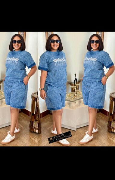 Ensemble décontracté denim femme