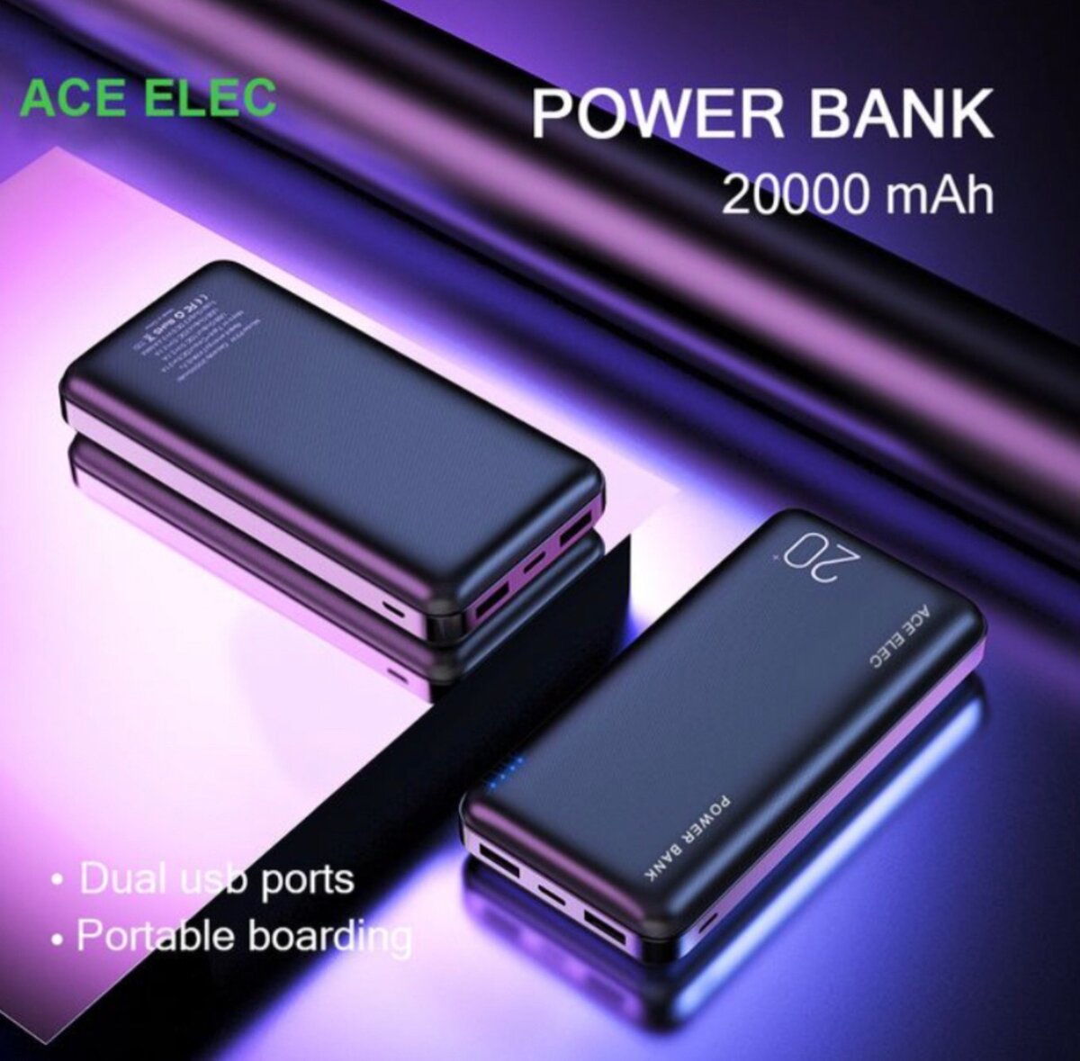 Ace Elec PowerBank 20,000 mAh