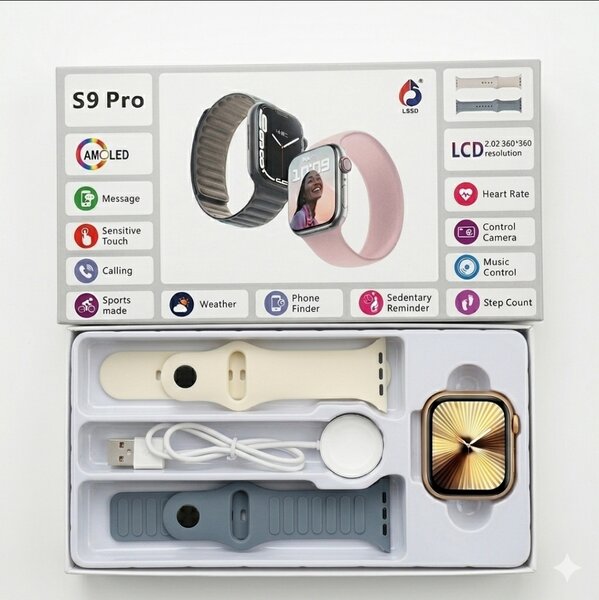 Montre intelligente unisexe